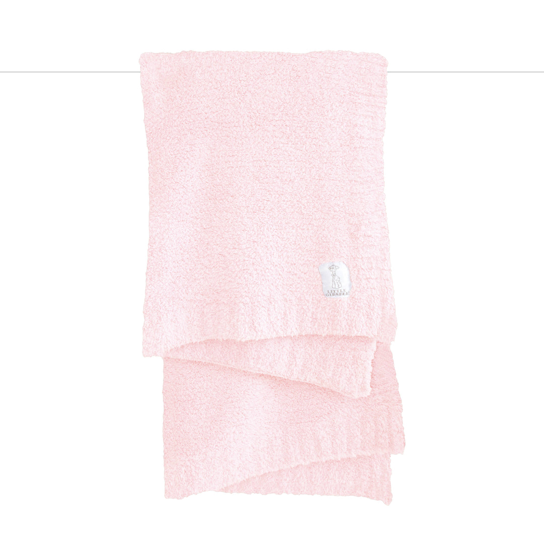 Pink Plush Chenille Knit™  Baby Blanket
