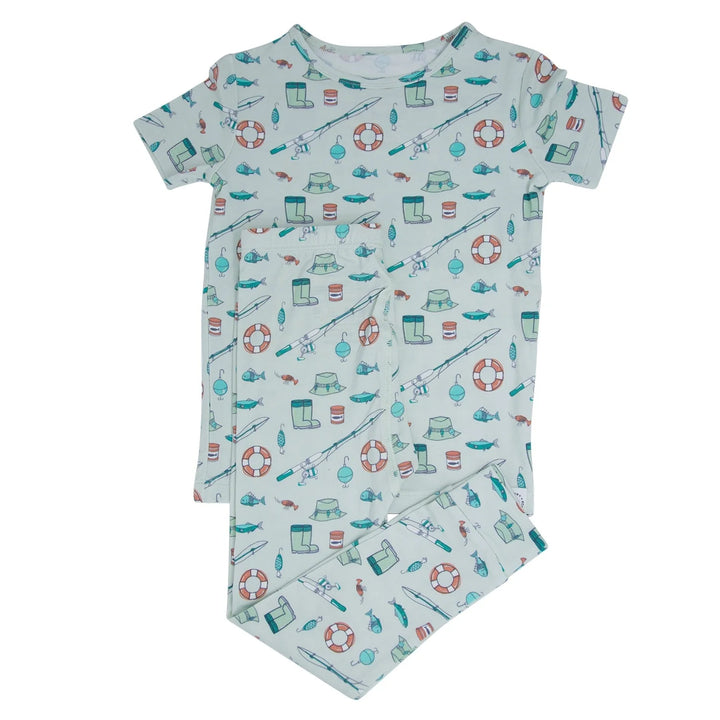 Big Kid Pajama S/S -Cast A Line