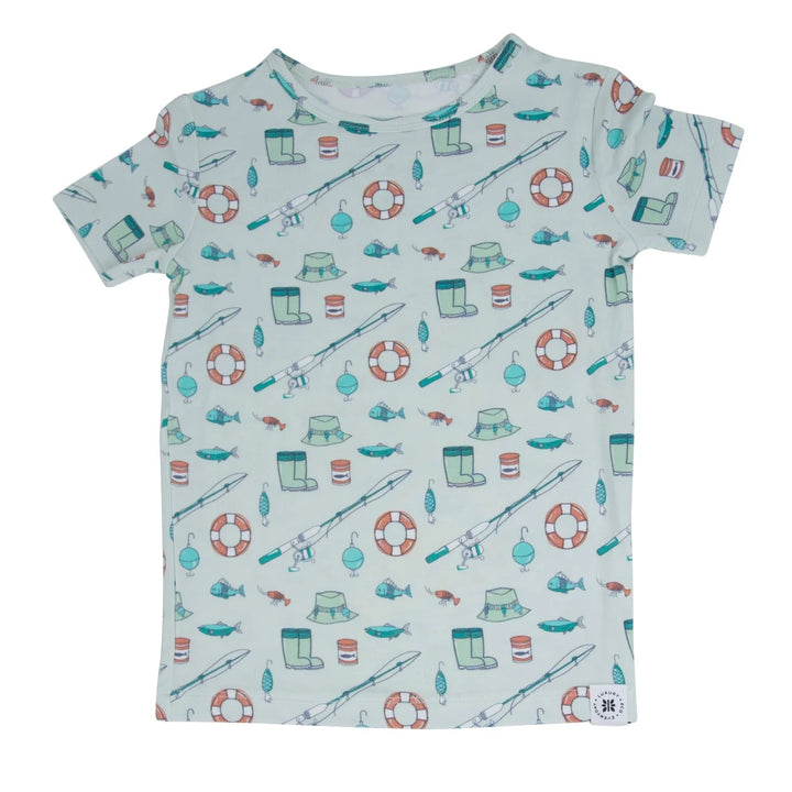 Big Kid Pajama S/S -Cast A Line