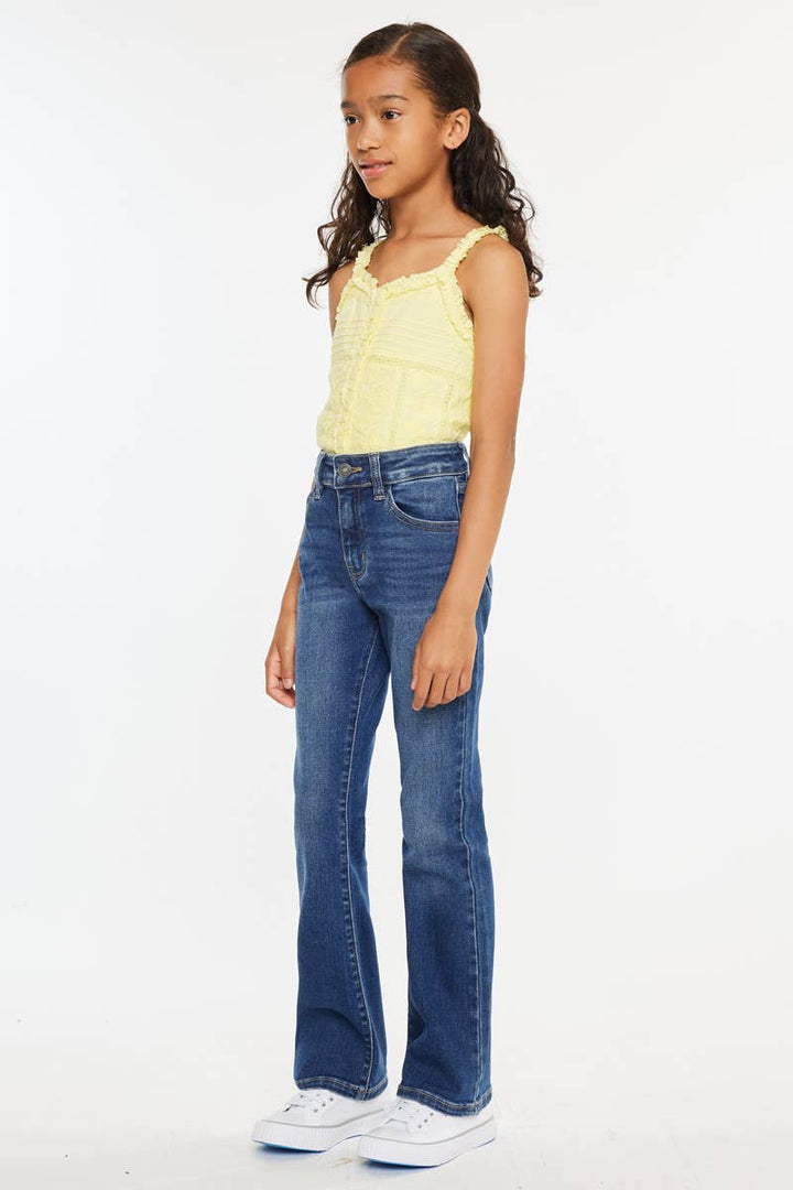 Tween high rise bootcut jean