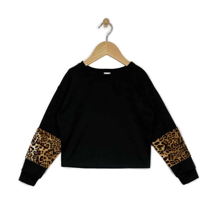 Cheetah Colorblock Sweater