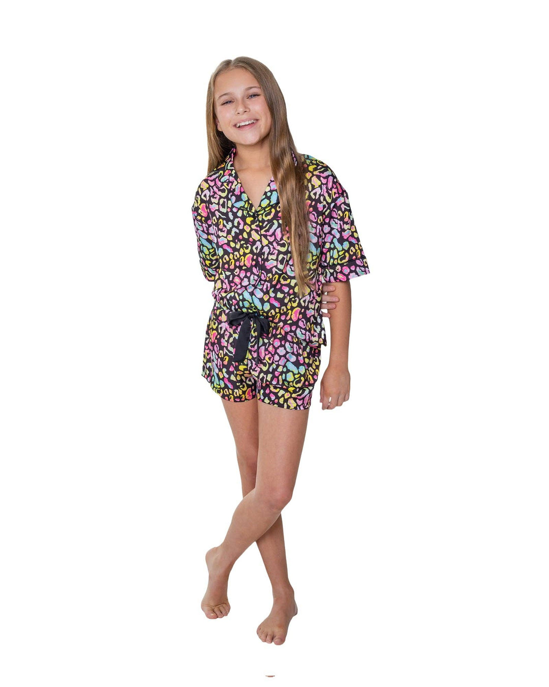 Kids Silky Animal PJ Set