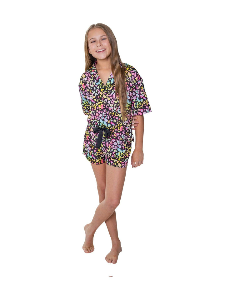 Kids Silky Animal PJ Set