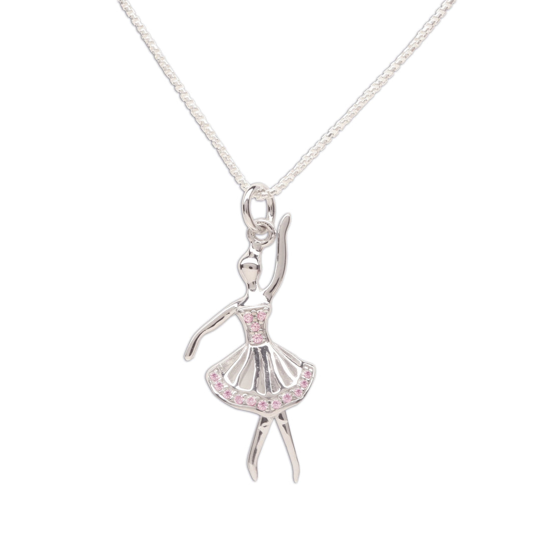 Silver Ballerina Necklace