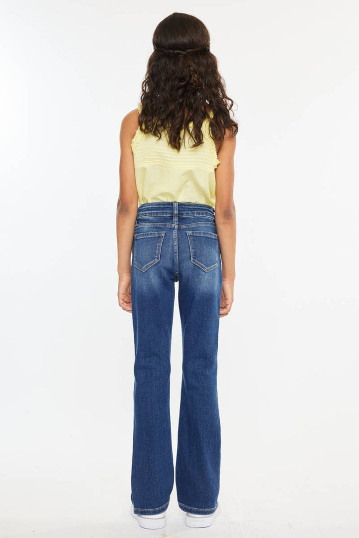 Tween high rise bootcut jean