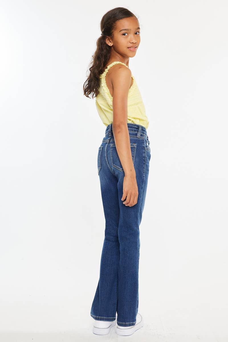 Tween high rise bootcut jean