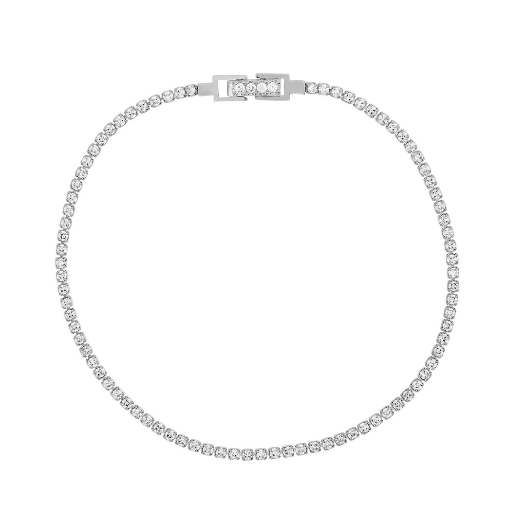 Endless Tennis Bracelet: Silver