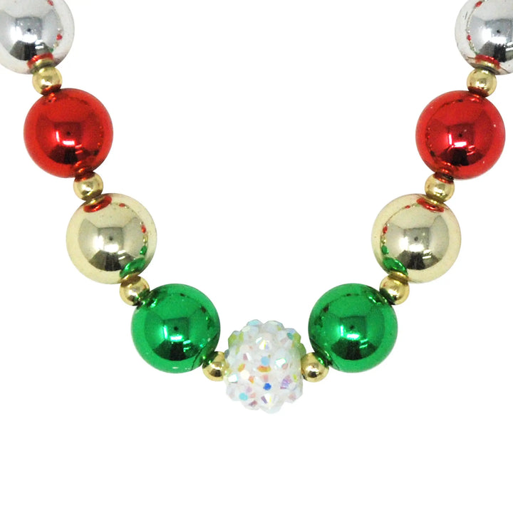 Festive Bauble Necklace & Bracelet Set