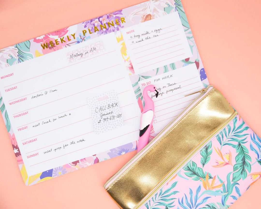 Tropical Florals Weekly Planner