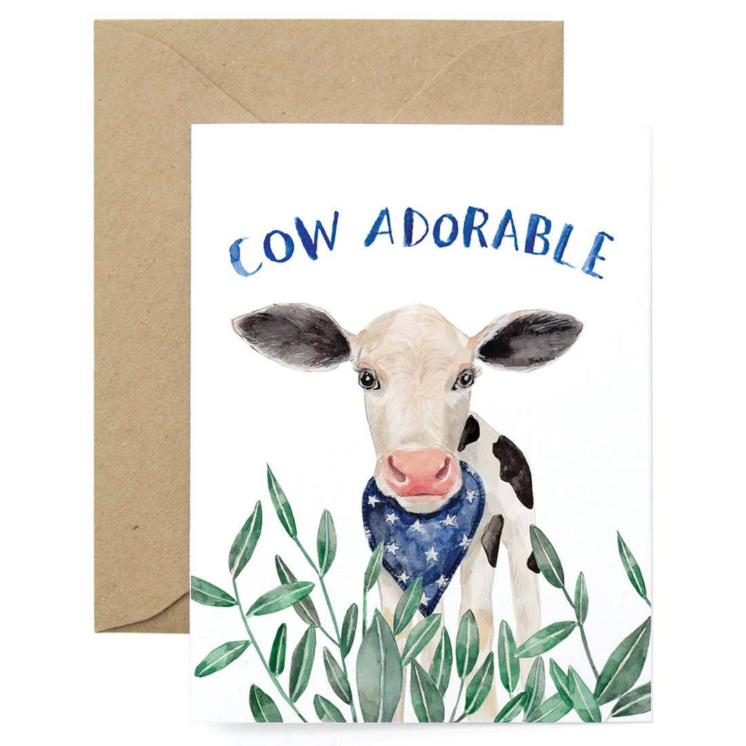 Cow Adorable Card