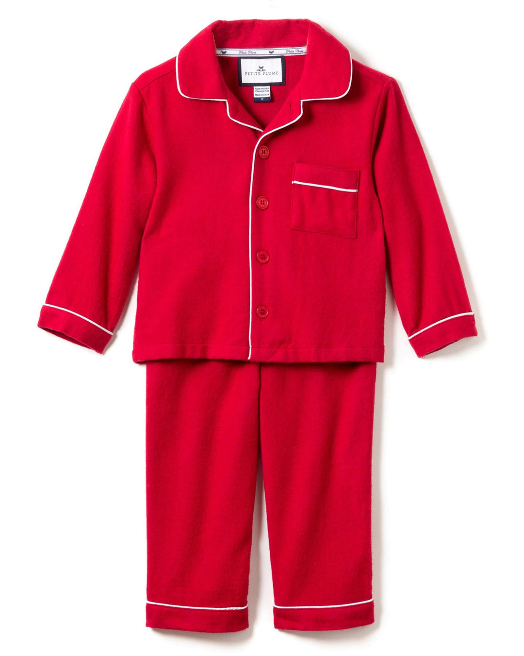 Classic Red Flannel Pajamas