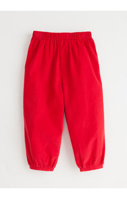 Banded Pull On Pant - Red