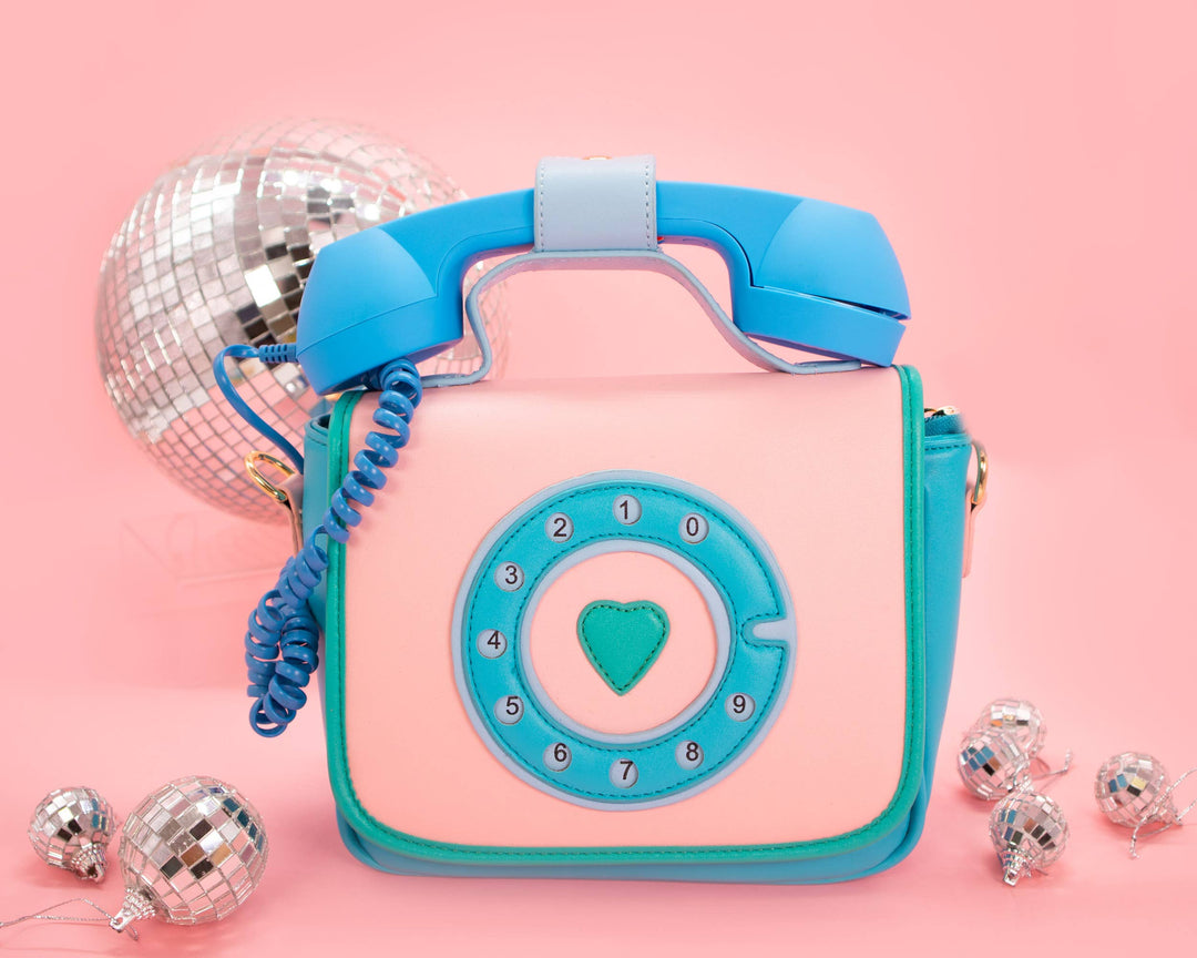 Phone Convertible Handbag-Mermaizing Blue