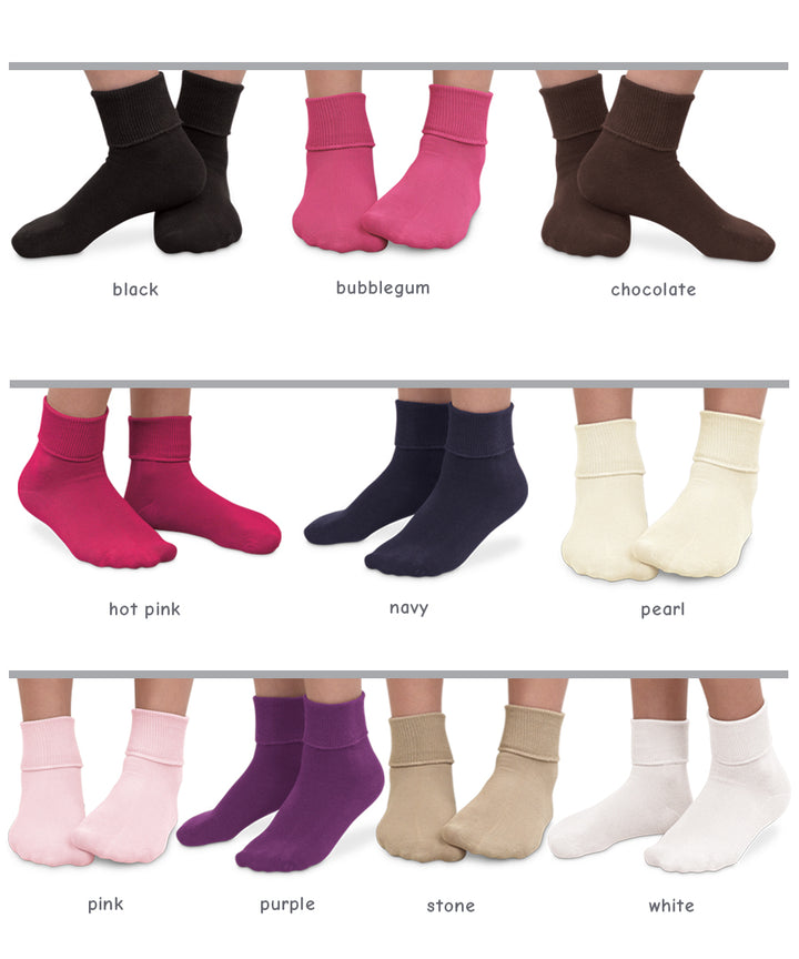 Smooth Toe Turn Cuff Sock - 1 Pair