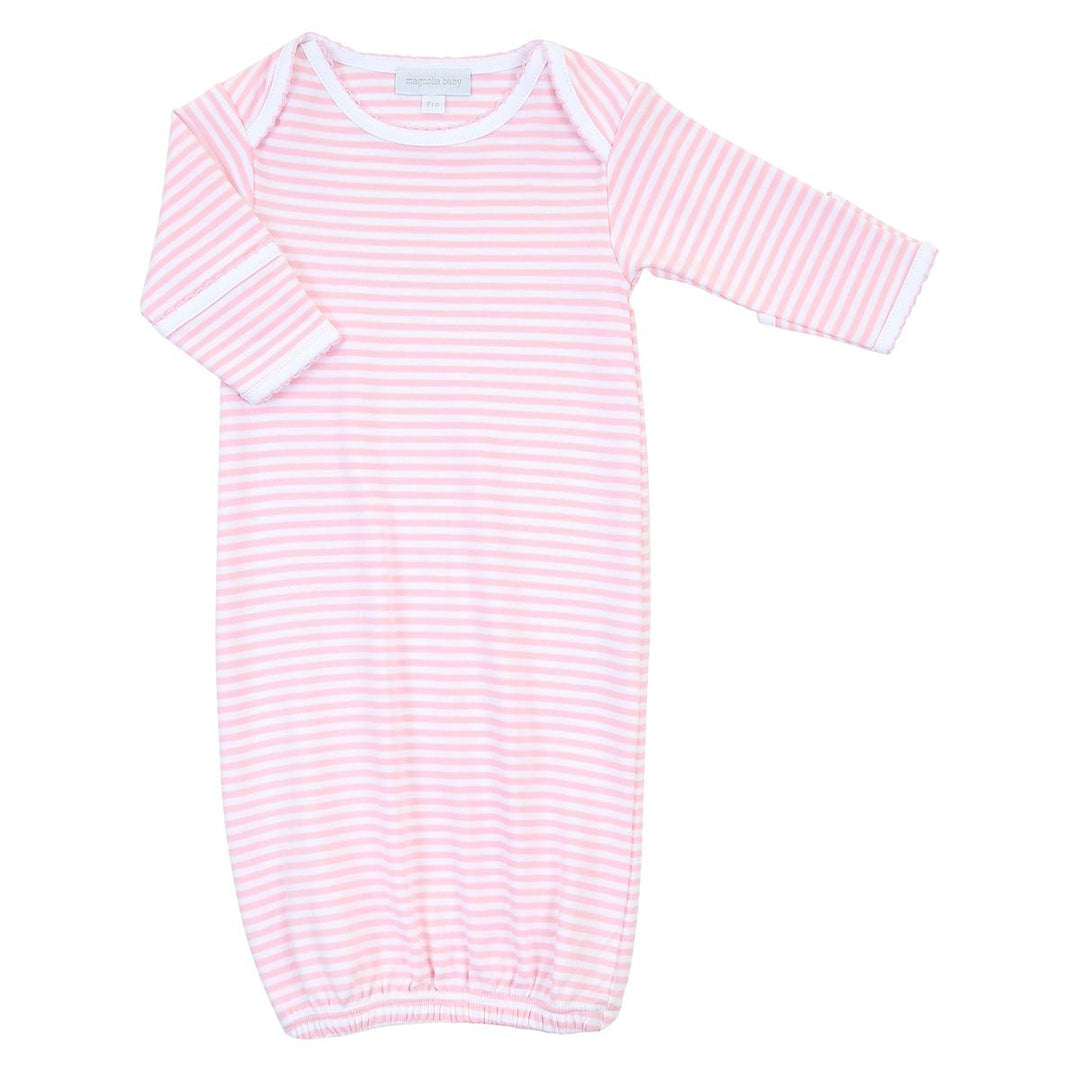 MB Essentials Stripes Lap Gown - Pink