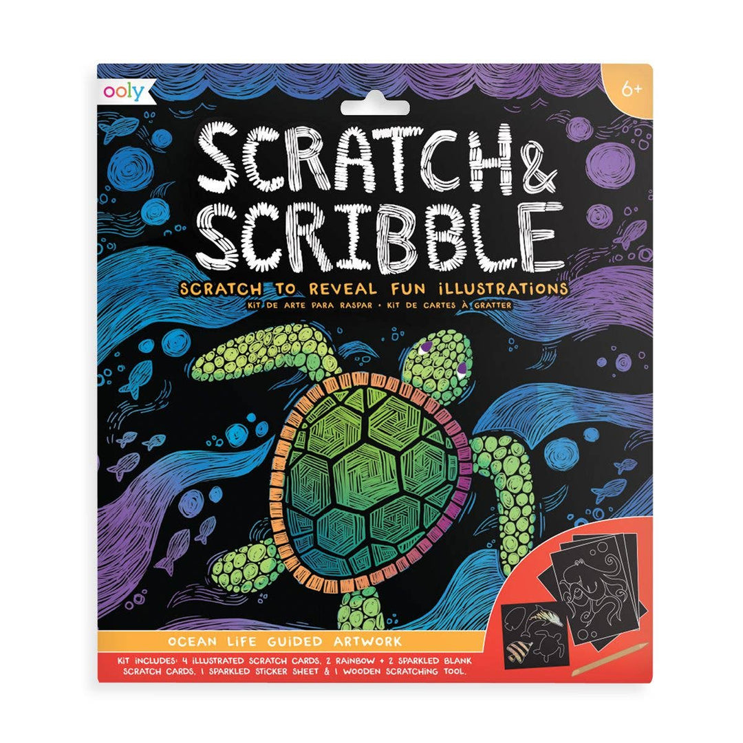 Scratch & Scribble-Ocean Life