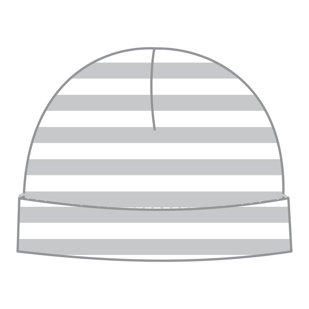 MB Essentials Stripes Hat - Silver