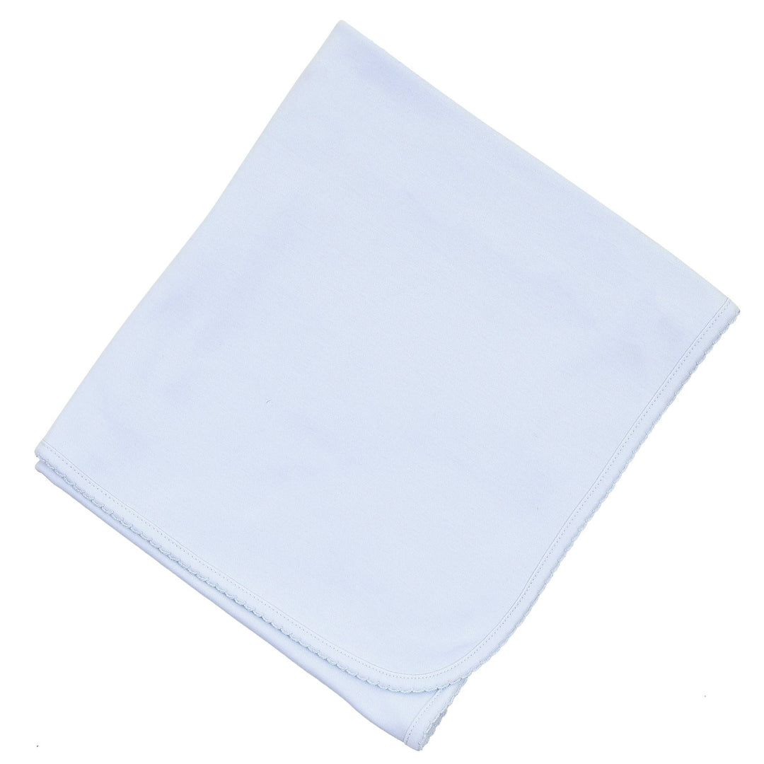 Essentials Solid Blue Blanket