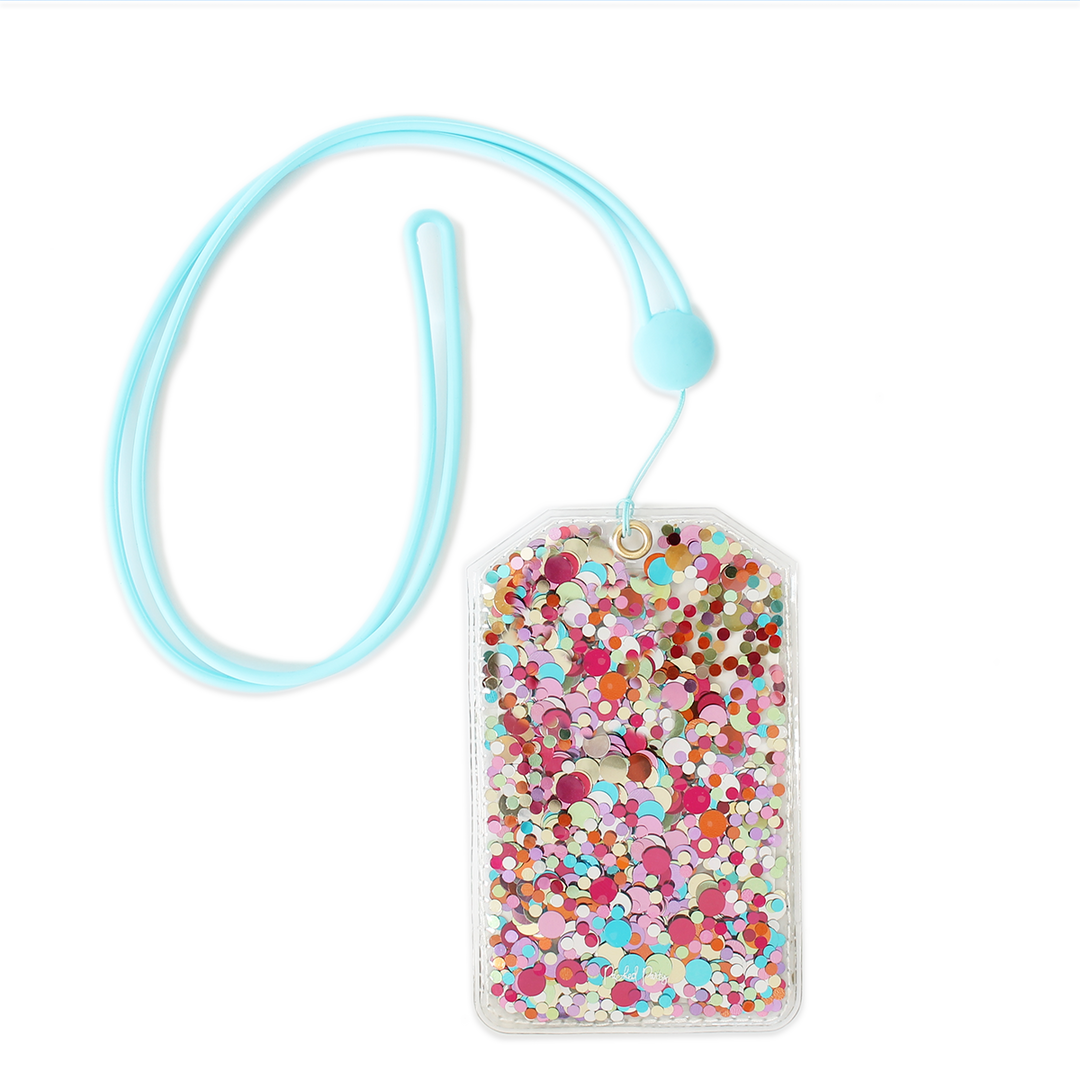 Packed Party - Confetti Lanyard Id Holder