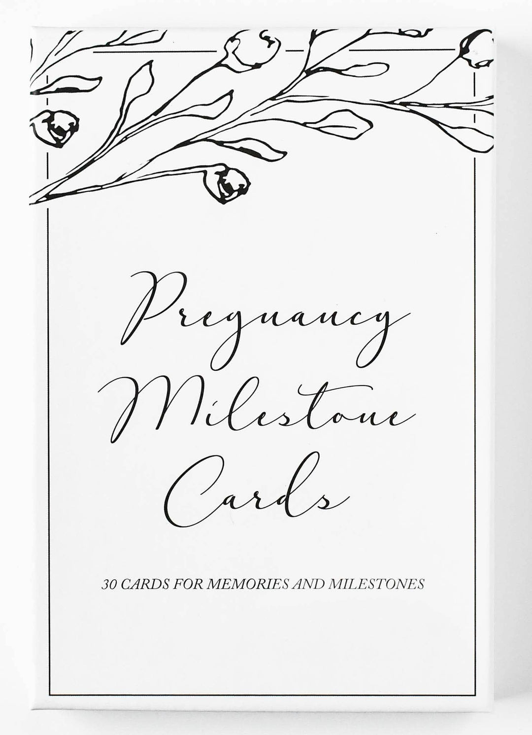 Pregnancy Milestone Cards | Baby Announcement & Reveal