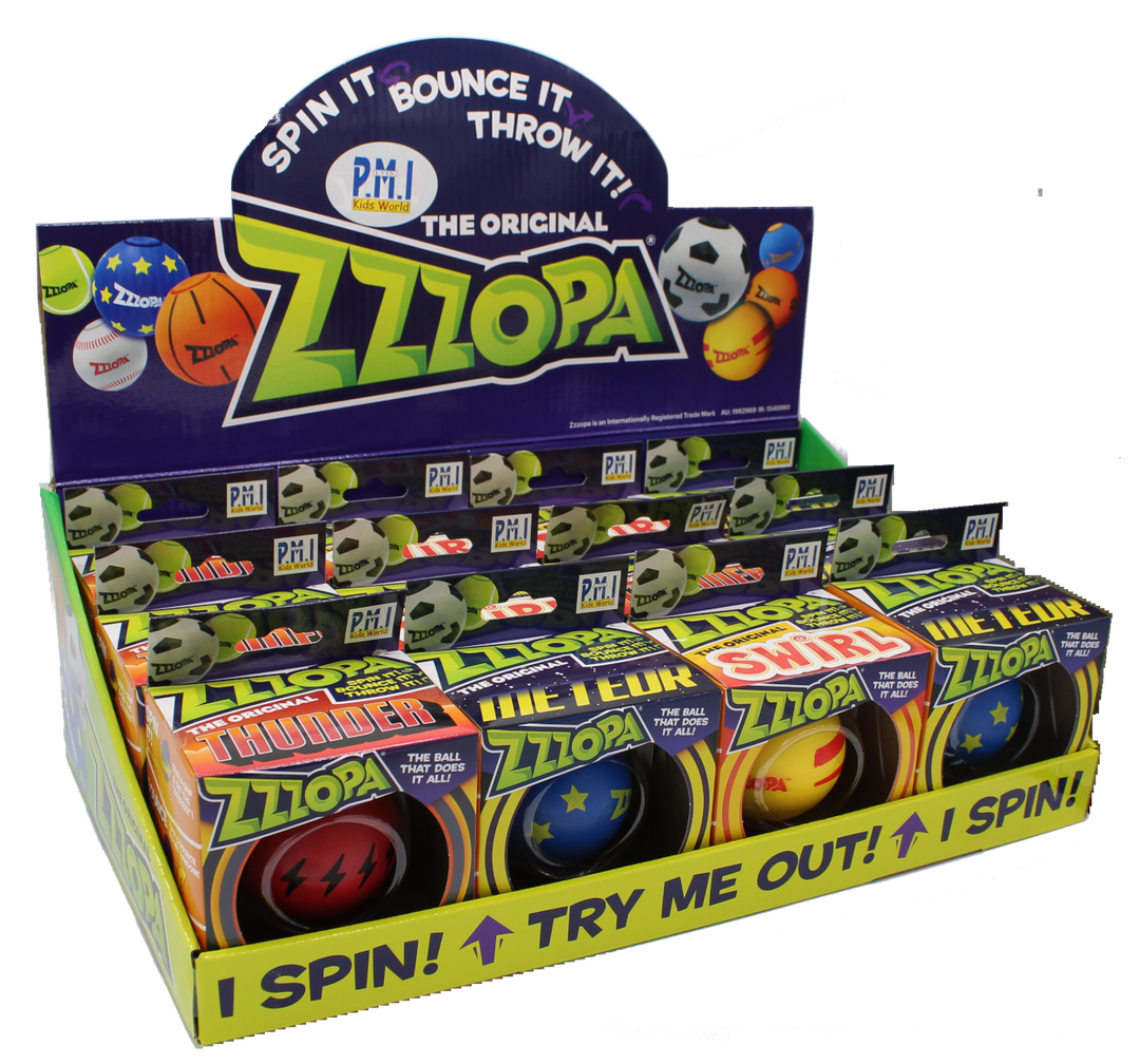 Zzzopa - World's only fidget spinning bouncy ball!
