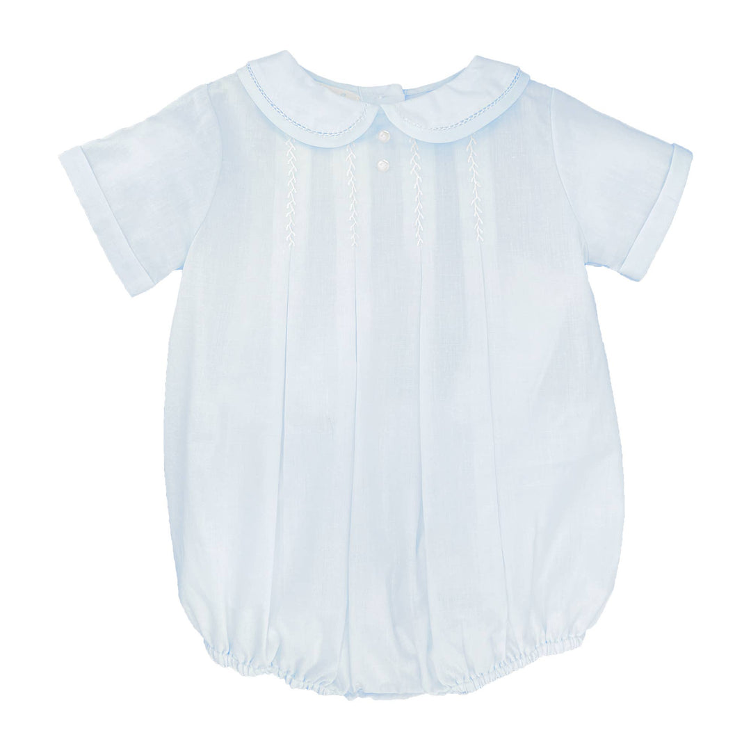 Romper with Hand Feather Stitching