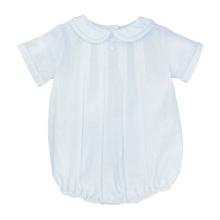 Romper with Hand Feather Stitching