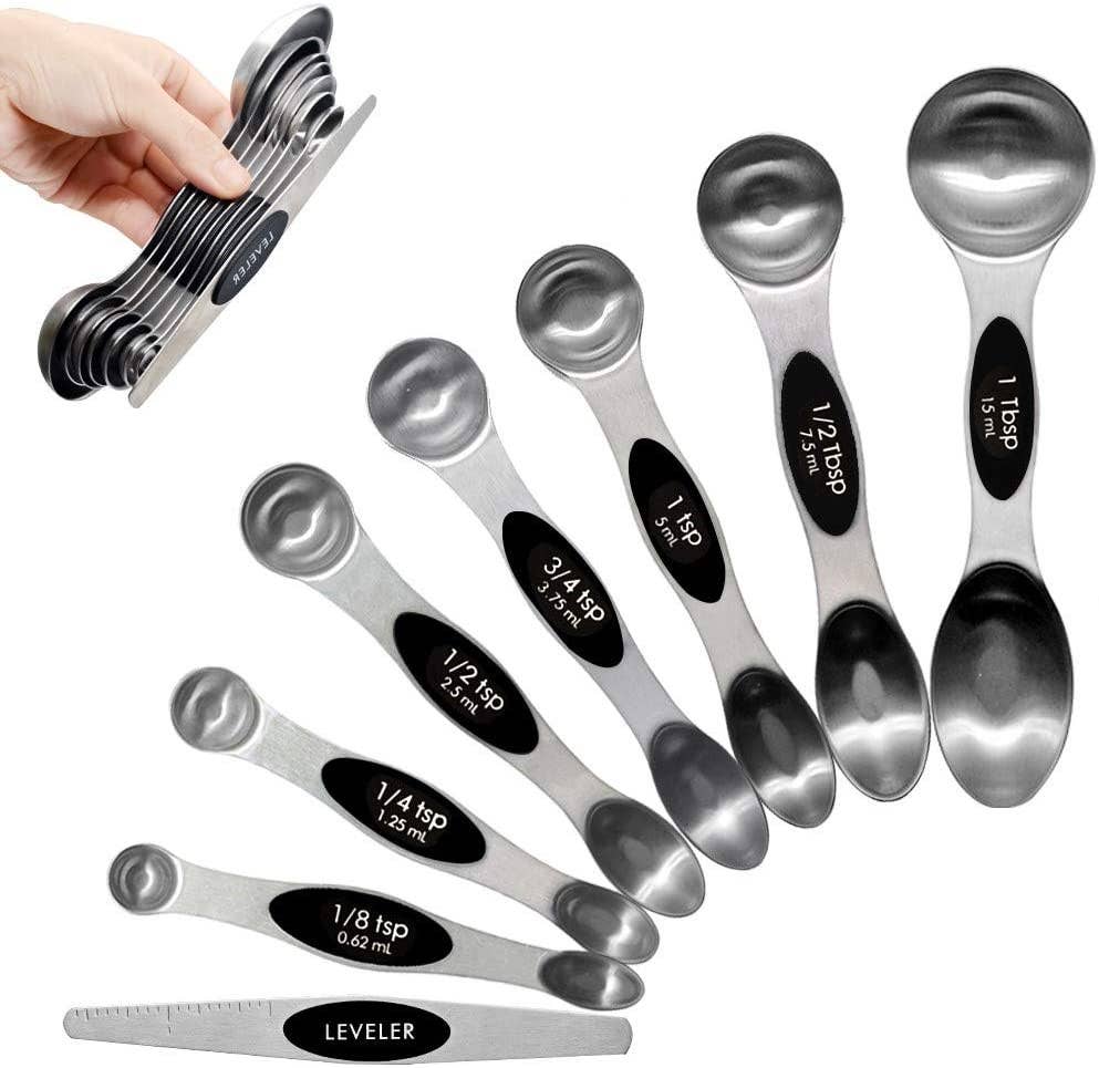 Two-Sided Magnetic Measuring Spoon Set