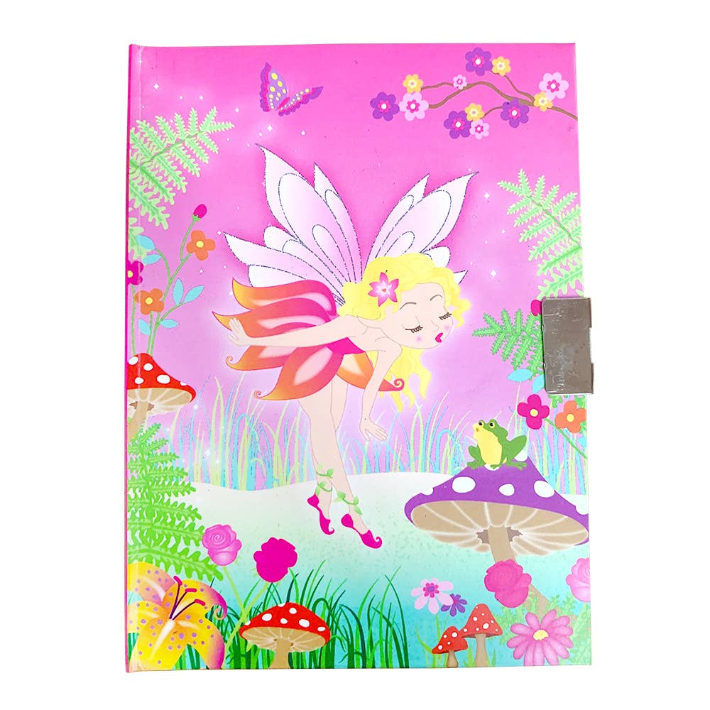 Fairy Strawberry Scented Lockable Diary