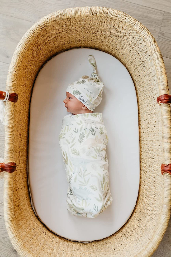 Rex Newborn Knotted Hat/Gown Set