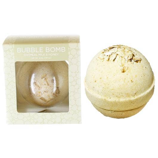 Oatmeal Milk & Honey Bubble Bath Bomb Gift Box