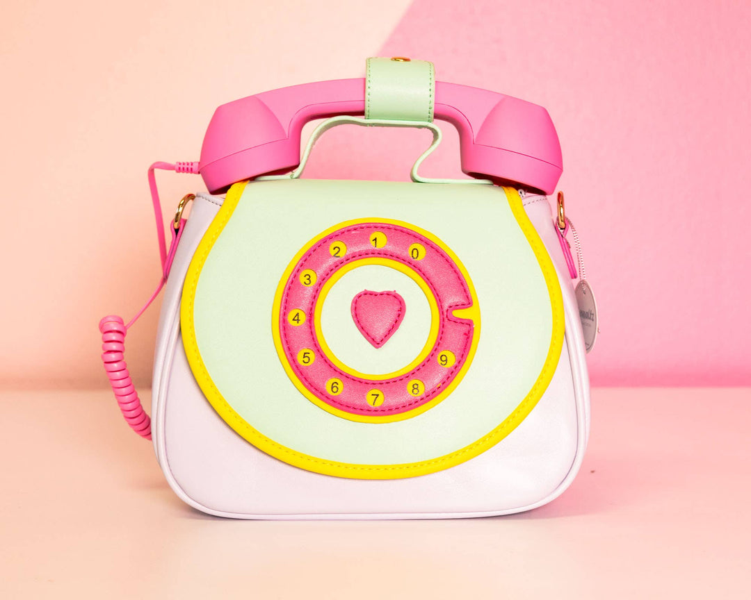 Cotton Candy Ring Ring Phone Convertible Handbag