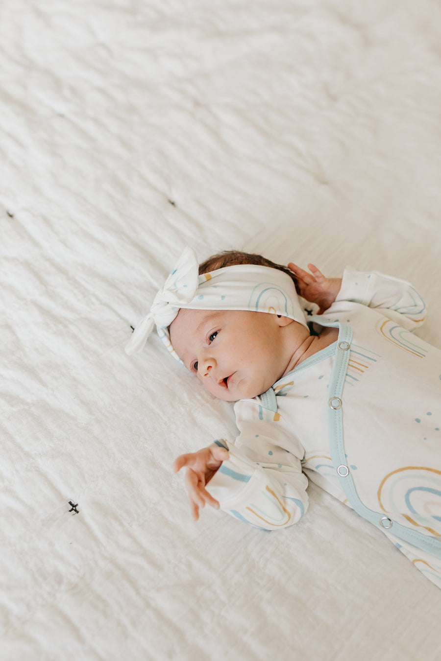Skye Newborn Knotted Gown