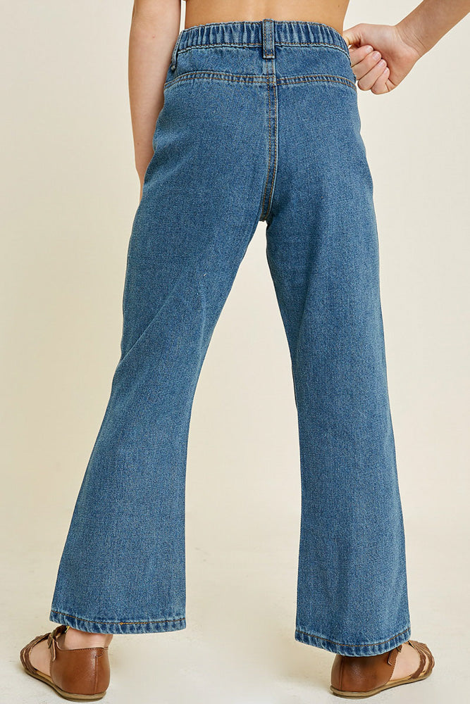 RELAXED FIT FLARE JEANS