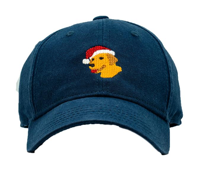 Santa Yellow Lab Hat
