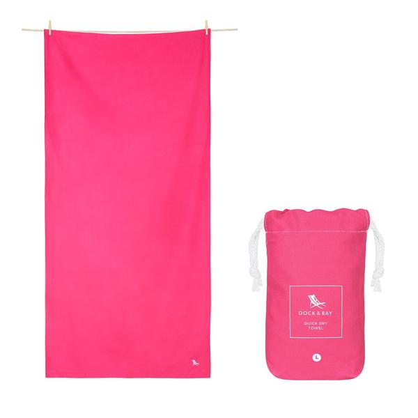 Cabana Beach Towel- Angel Pink