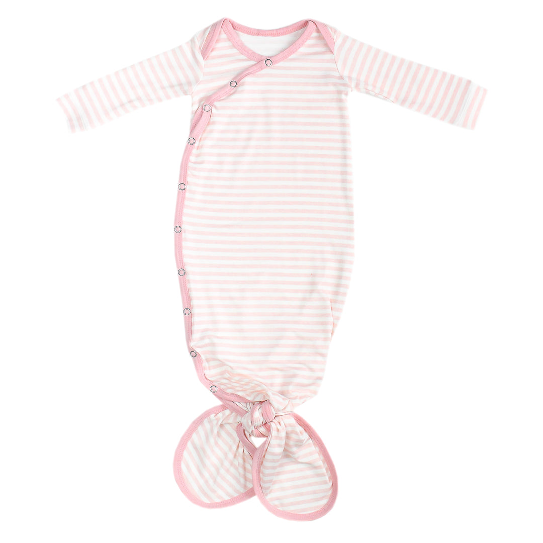 Winnie Newborn Knotted Gown/Bow Set