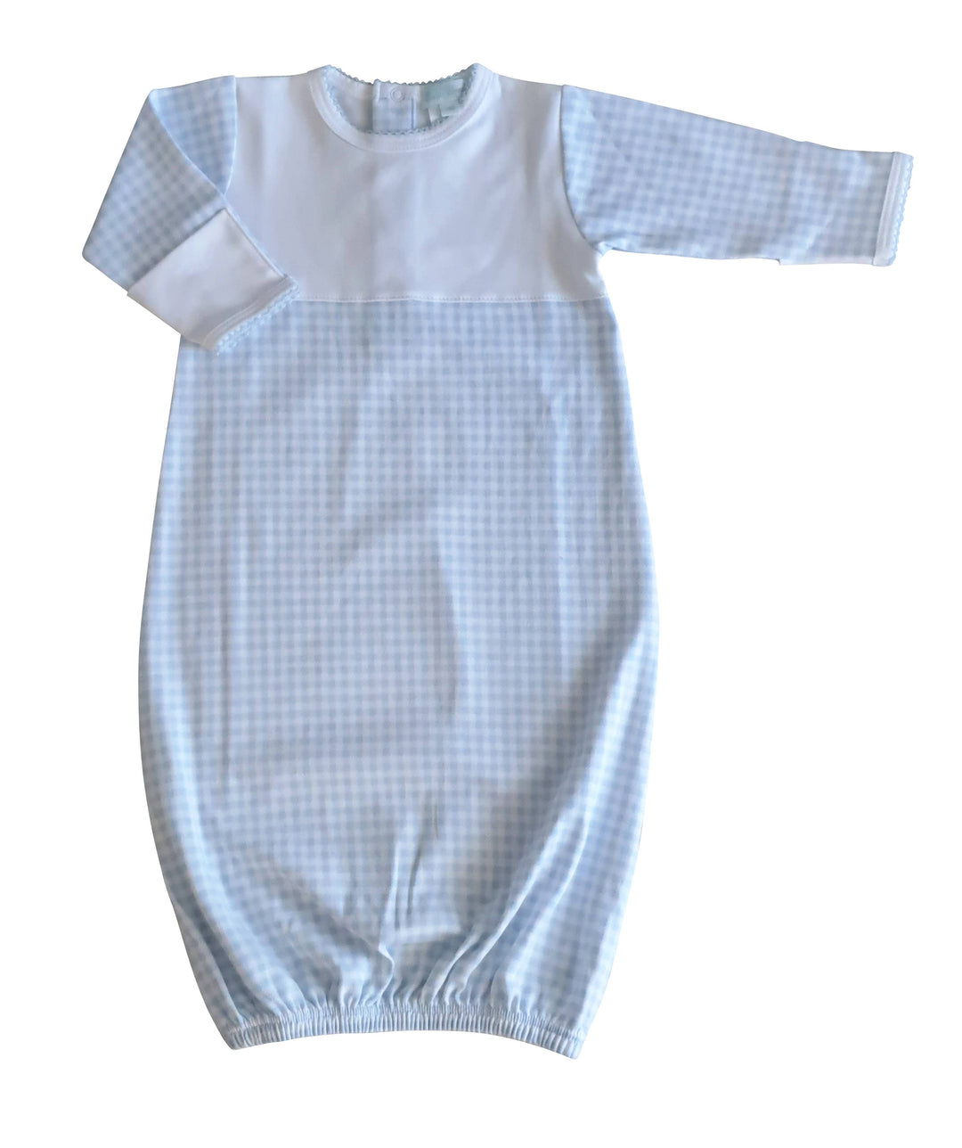 Baby Boy's "Blue Checks" Gown