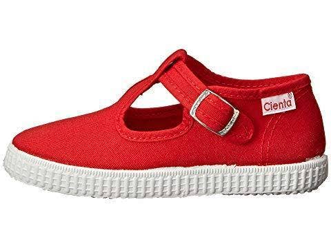 T-Strap Shoe- Red