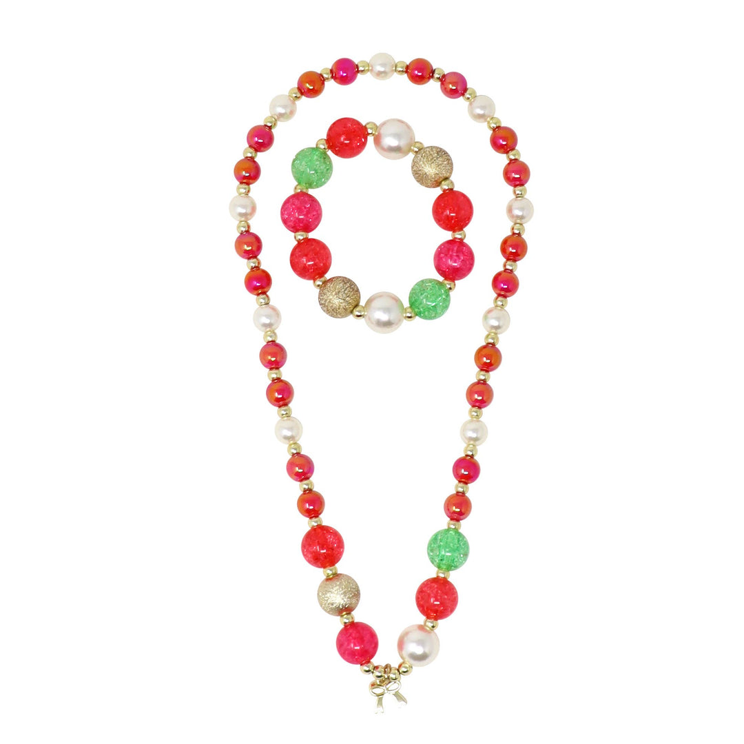 Brilliant + Bright Bow Pendant Necklace w/ Bracelet