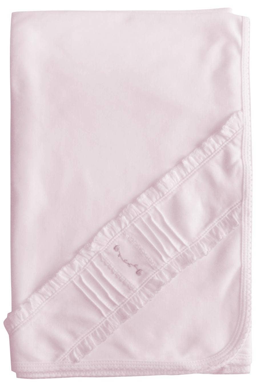 Pink Rosevine Girl Pima Cotton Baby Blanket