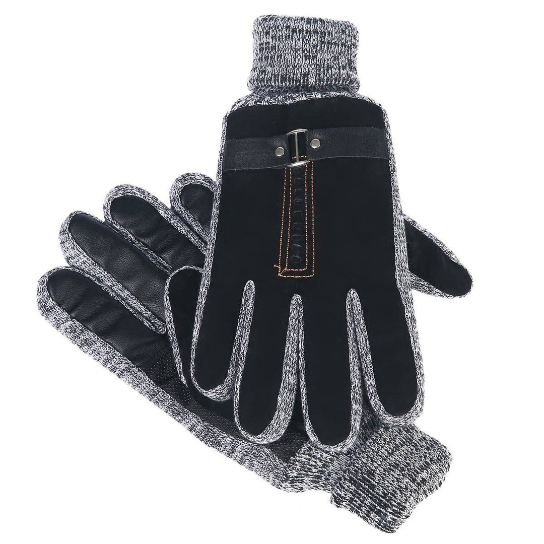 Suede Oscar Gloves - Black