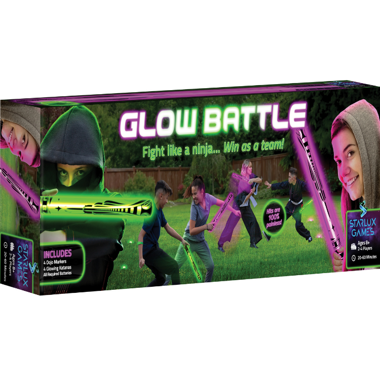 Glow Battle: A Ninja Game with Glow-in-the-Dark Foam Swords