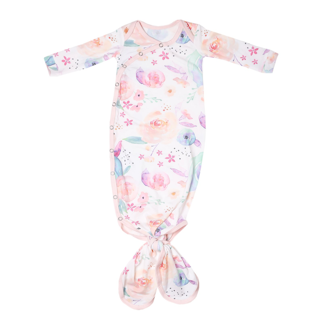 Bloom Newborn Knotted Gown