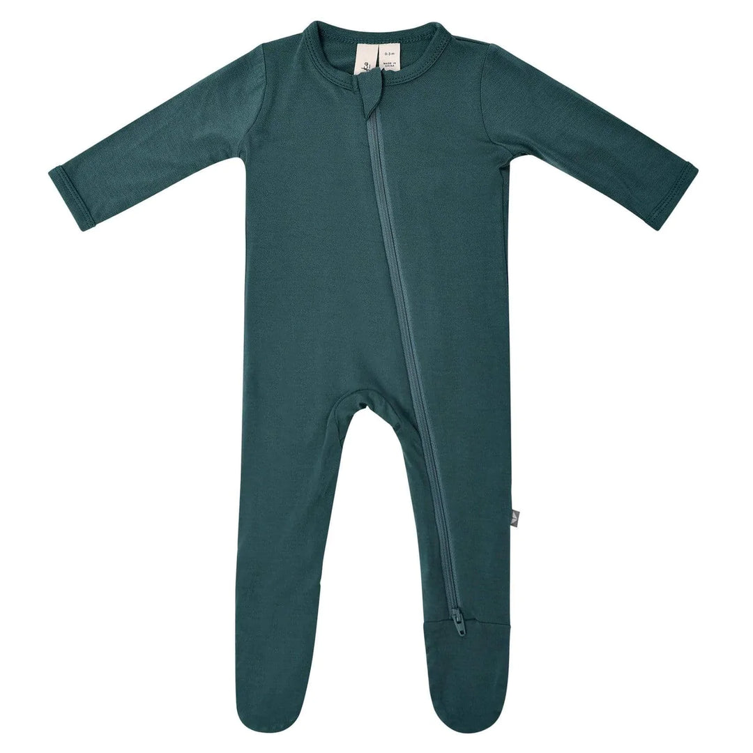 Zippered Footie - Emerald